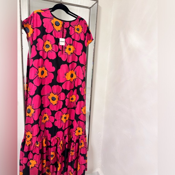 🛑 SALE Free People maxi dress medium absolutely fabulous silk flawless - Picture 6 of 8